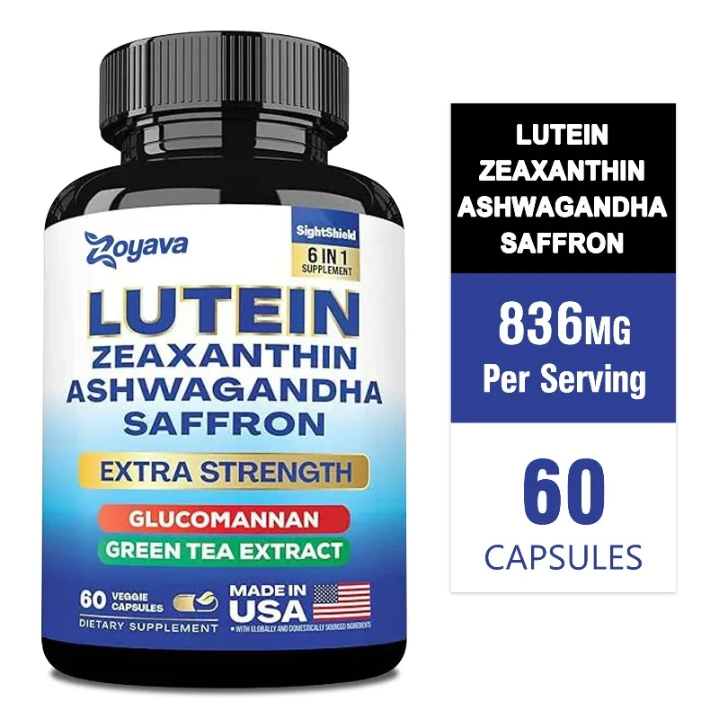 

Лютеин, Зеаксантин, Ашваганда, Шафран - улучшают зрение и здоровье глаз, повышают четкость зрения, снимают усталость, без ГМО