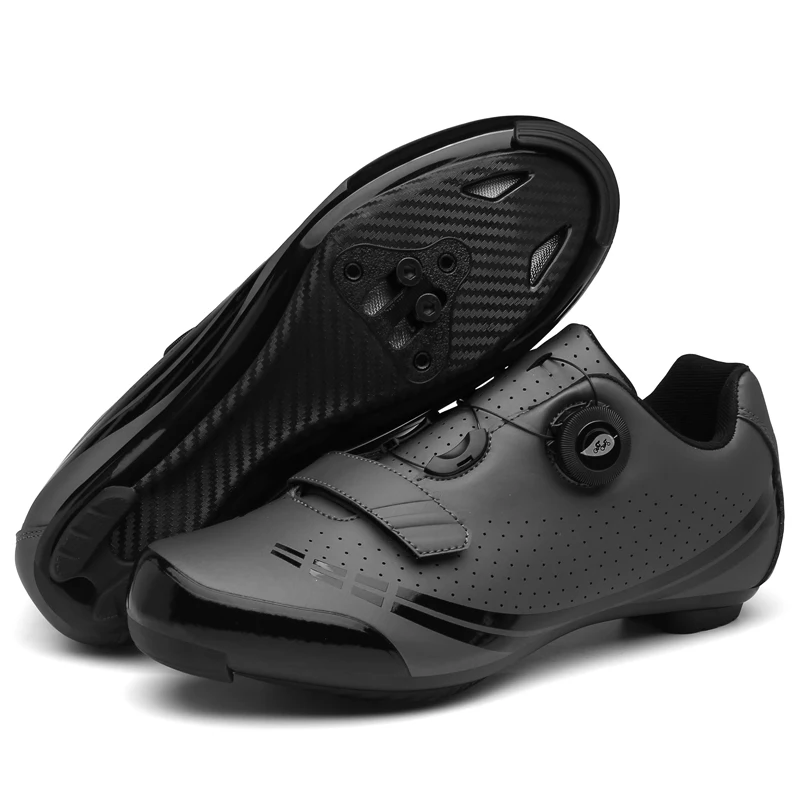 

New Road Men Cycling Sneaker Sports Speed Bike Shoes Women MTB Comfortable Bicycle Mountain Unisex Racing Flat SPD Sneakers