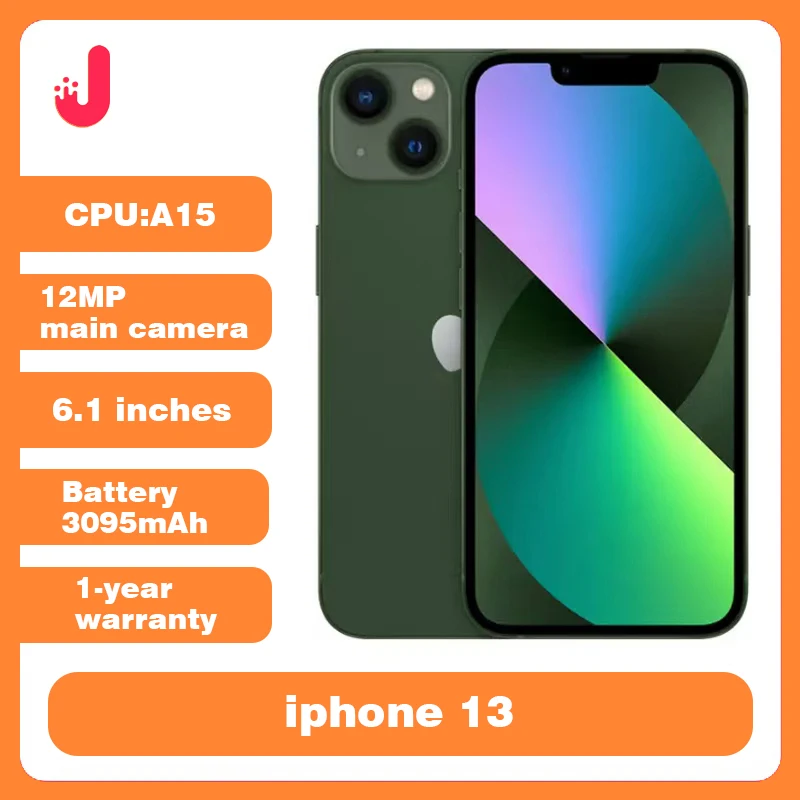 Samsung Unlocked Apple Iphone 13 6.1" Retina XDR OLED RAM 4GB ROM 128 256gb