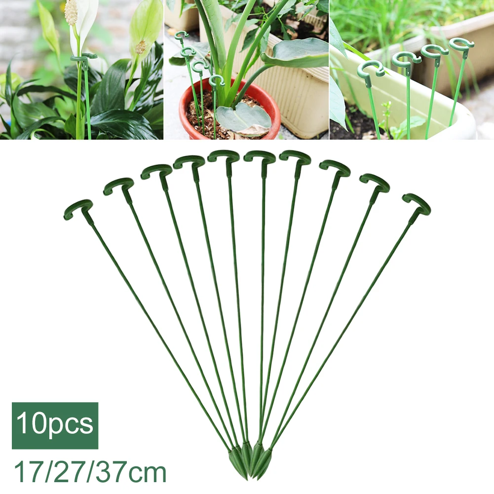 10Pcs Butterflies Orchid Succulent Flower Stand Holder Potted Support Rod Garden Supplies Plants Stem Climbing Fixed Supporter