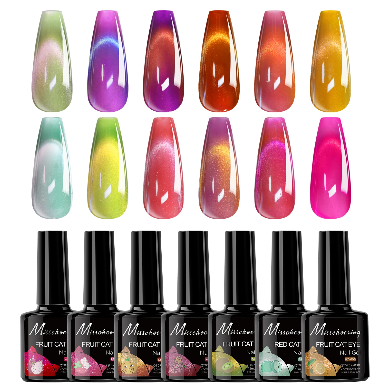 Smalto gel per unghie magnetico Cat Eye viola uva Semi permanente Soak Crystal UV LED Gel per unghie Smalto per manicure a lunga azione