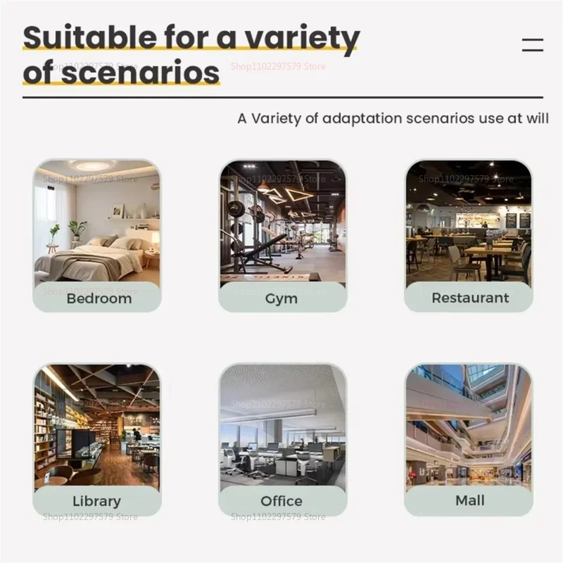 1000m³ Wall Mount Scent Diffuser Machine Bluetooth Essential Oil Aromatherapy Diffuser Electric Fragrance Dispenser for Home