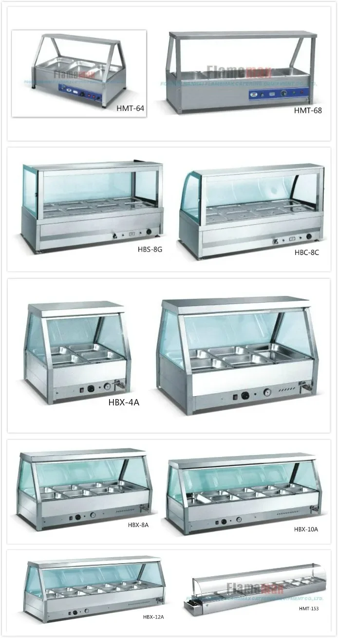 Counter Top 12 Pans Electric Bain & Marie Electric Buffet Heater