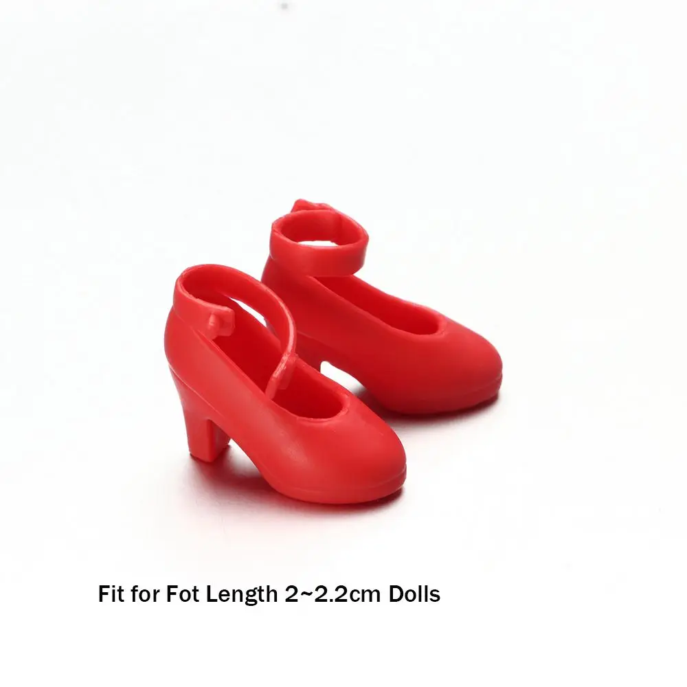 1 Pair Doll Shoes Fashion Female Doll Boots Fit Foot Length 2cm Plastic Doll Multistyles Long Knees Boots Dolls Accessories