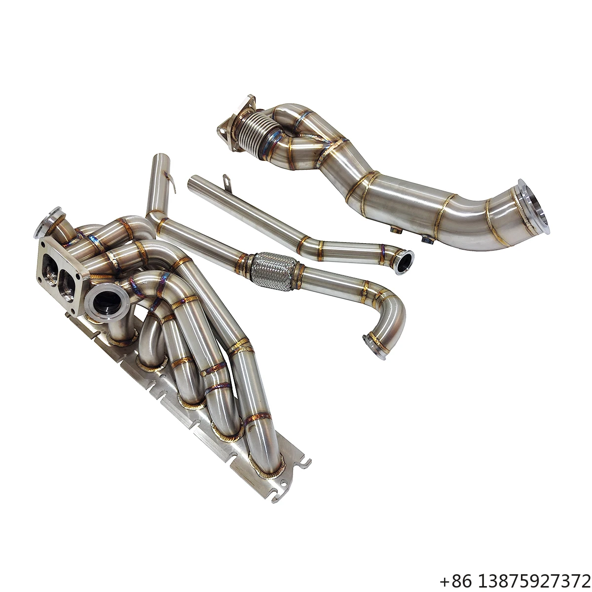 

For G80 G82 G87 M2 M3 M4 S58 Single Turbine Manifold Kit Connected to Garrett PTE, T4 Casing Ecnal Product