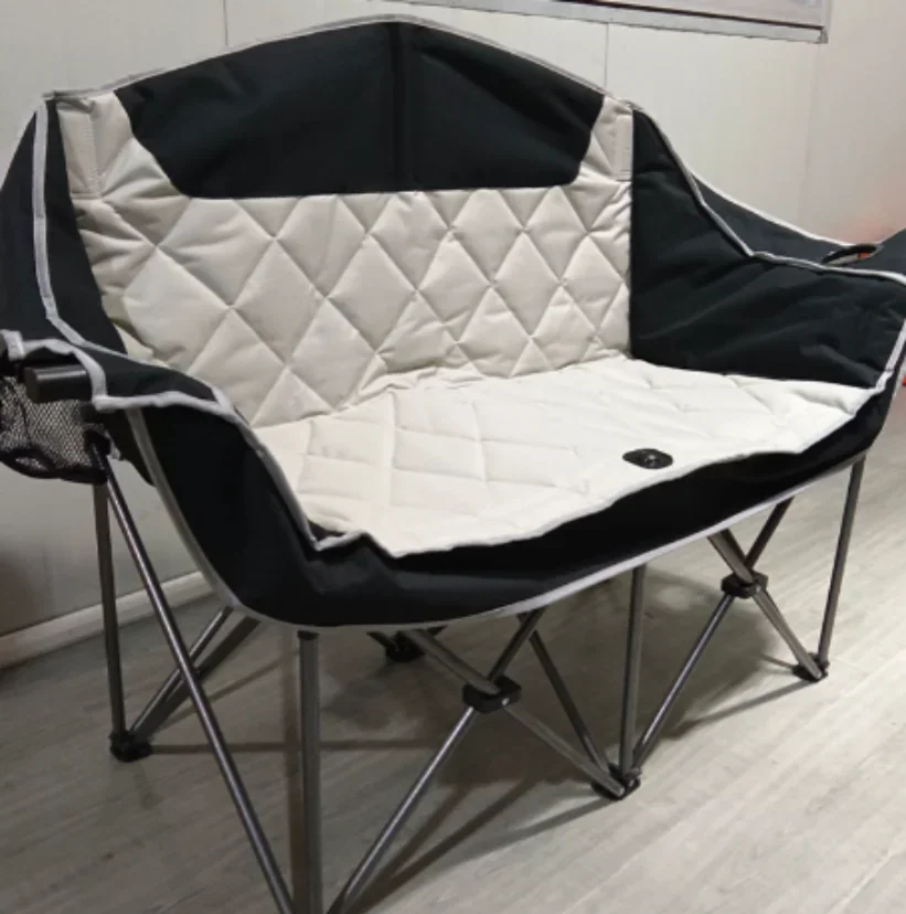 Poltrona per il tempo libero portatile da spiaggia pieghevole per due persone