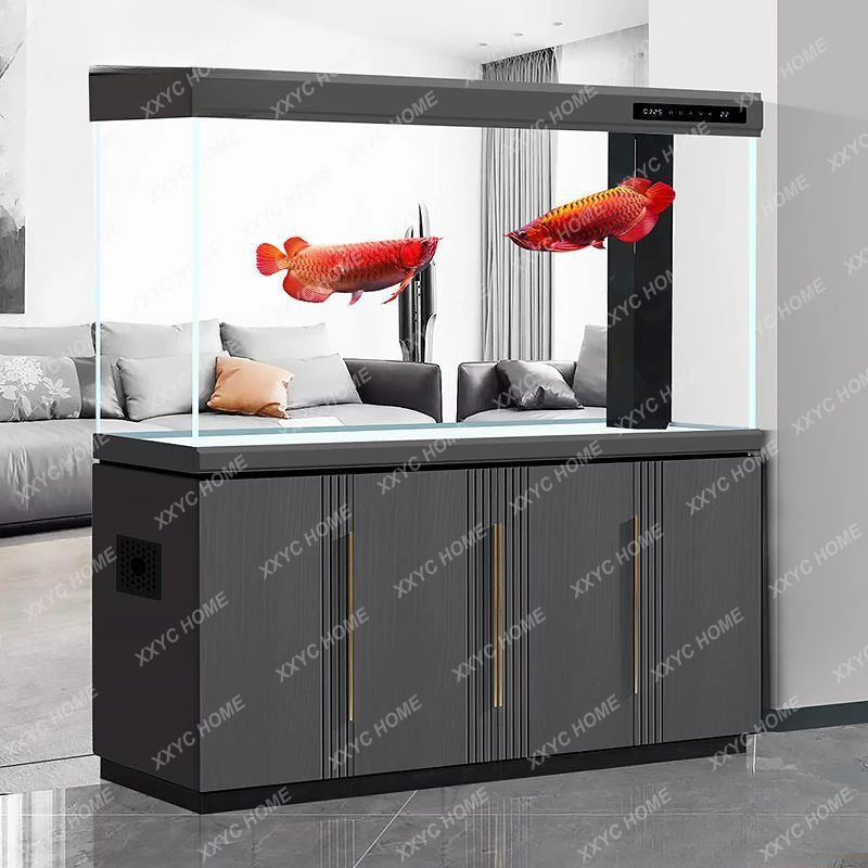 

Fish Tank Living Room Home Super White Intelligent Large and Medium Size Hallway Ecological Glass Subareas Screens