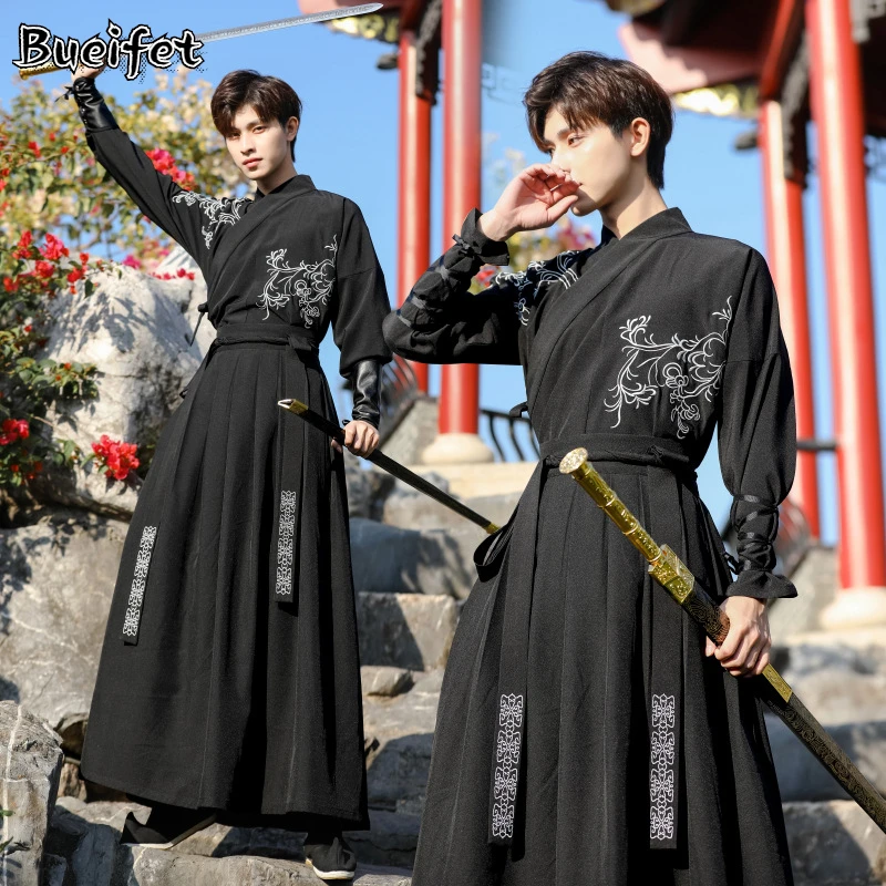 

Chinese National Folk Dance Costume Women Hanfu Clothing Tang Dynasty Swordsman Costume Han Dynasty Ancient Cosplay Costume