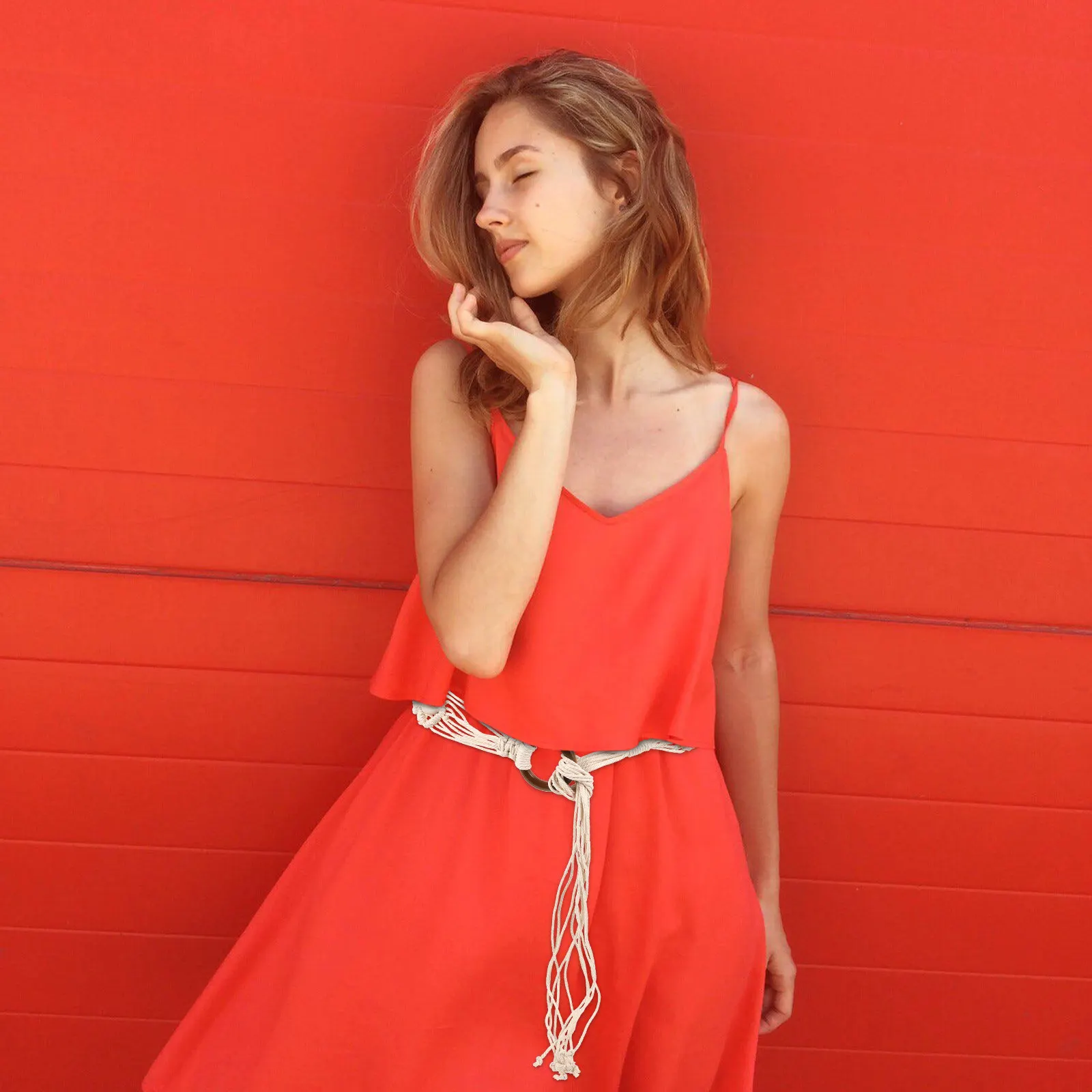 

Плетеный пояс для женщин в богемном стиле с декором из ракушек, для платьев и брюк, удобный, уникальный, отличная идея для подарка, для повседневной и элегантной носки