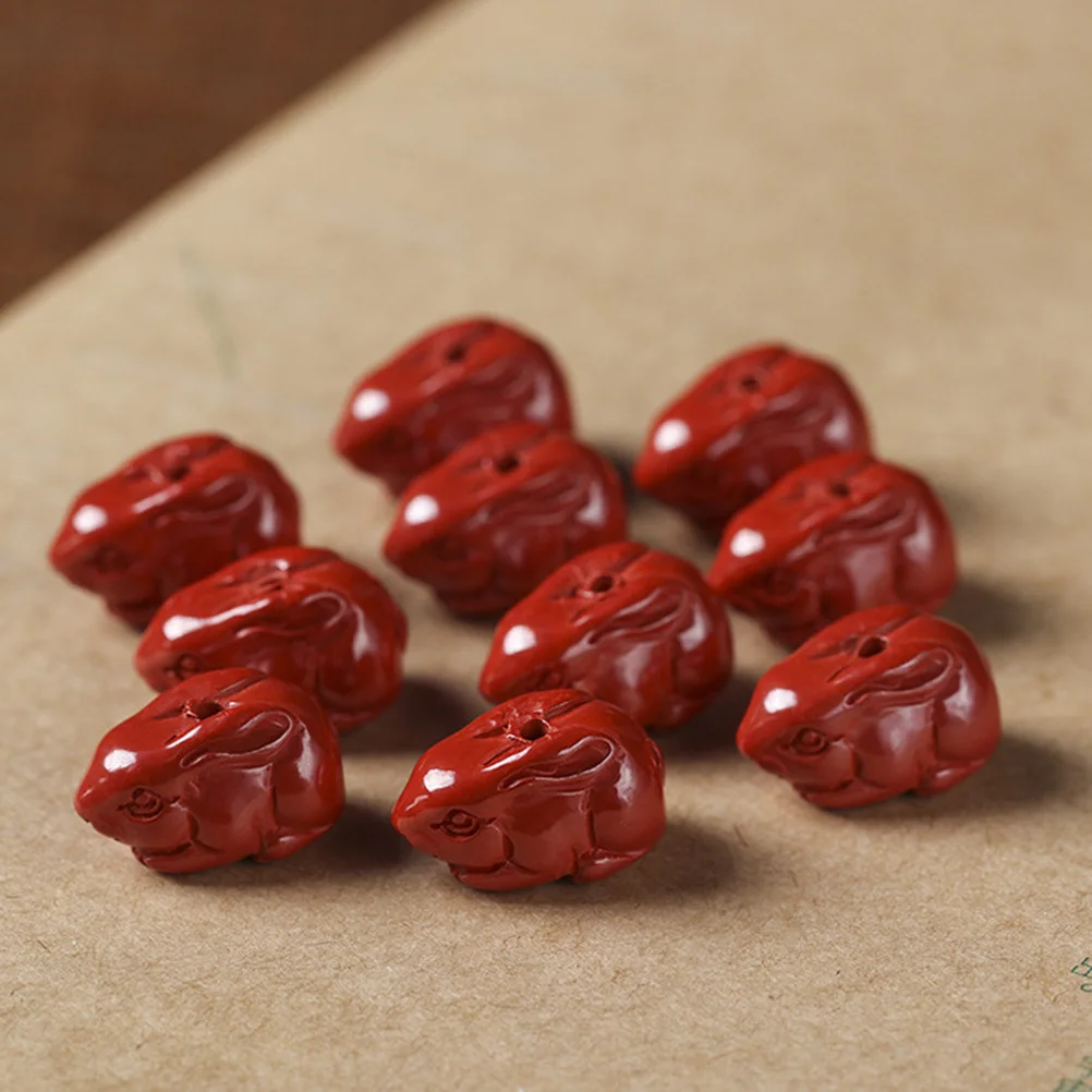 

2pcs Rabbit Shaped Spacer For Diy Jewelry Making Crafts Loose Beads Birthday Gift Decorative Accessories Bunny