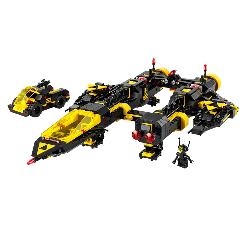 

1151 шт. MOC 10355-1 Blacktron Renegade космический корабль развивающие игрушки украшения игрушки ручной работы подарок для мальчика праздник день рождения