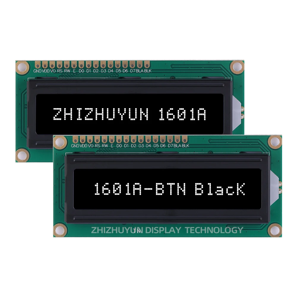 وحدة عرض شاشة LCD ، فيلم أسود BTN ، وحدة تحكم الخط الأحمر ، SPLC780D ، 1601A ، الشركات المصنعة بالجملة