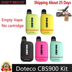 Original Doteco CBS900 Vape Battery 510 Thread Hidden Design 900mAh Max 0.5ml-2.0ml Cartridge Electronic Cigarette Vape Pen