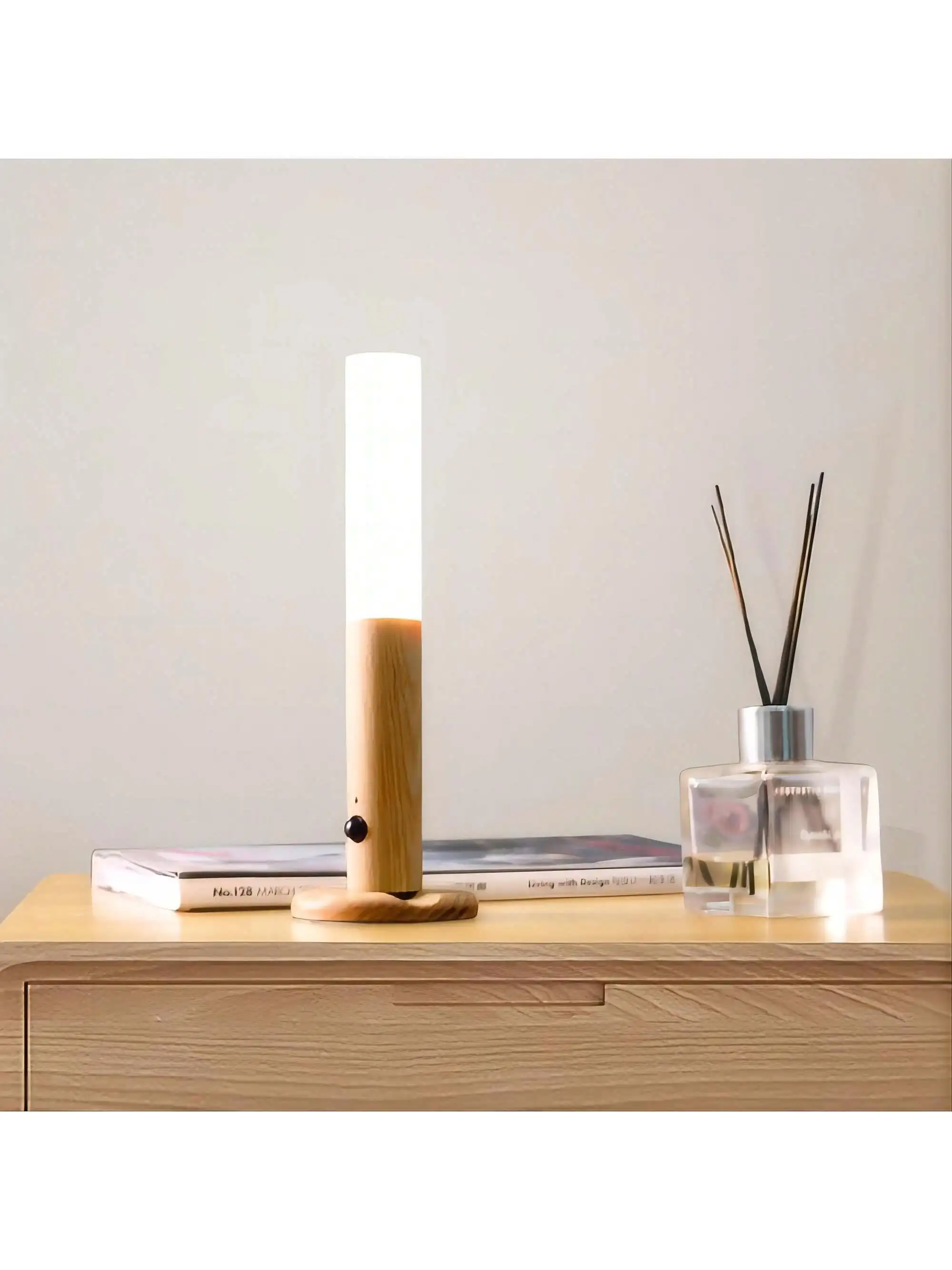 A USB Rechargeable Smart Body Sensor Night Light, Solid Color/Three Colors Optional, Portable LED Automatic Night Light For Hall