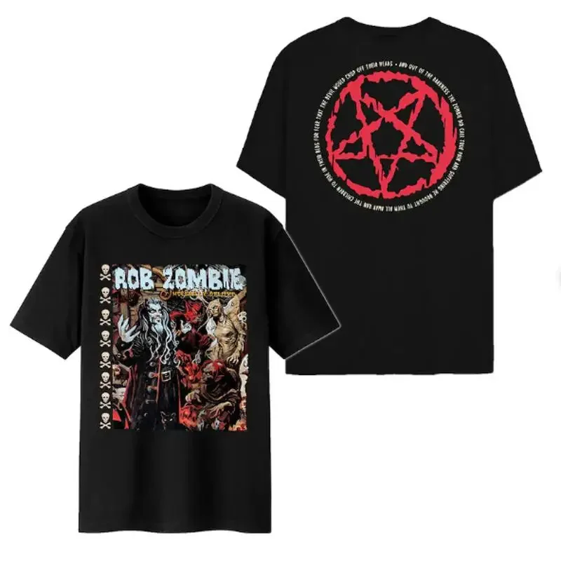 Rob Zombie Freaks On Parade Tour 2023 T Shirt