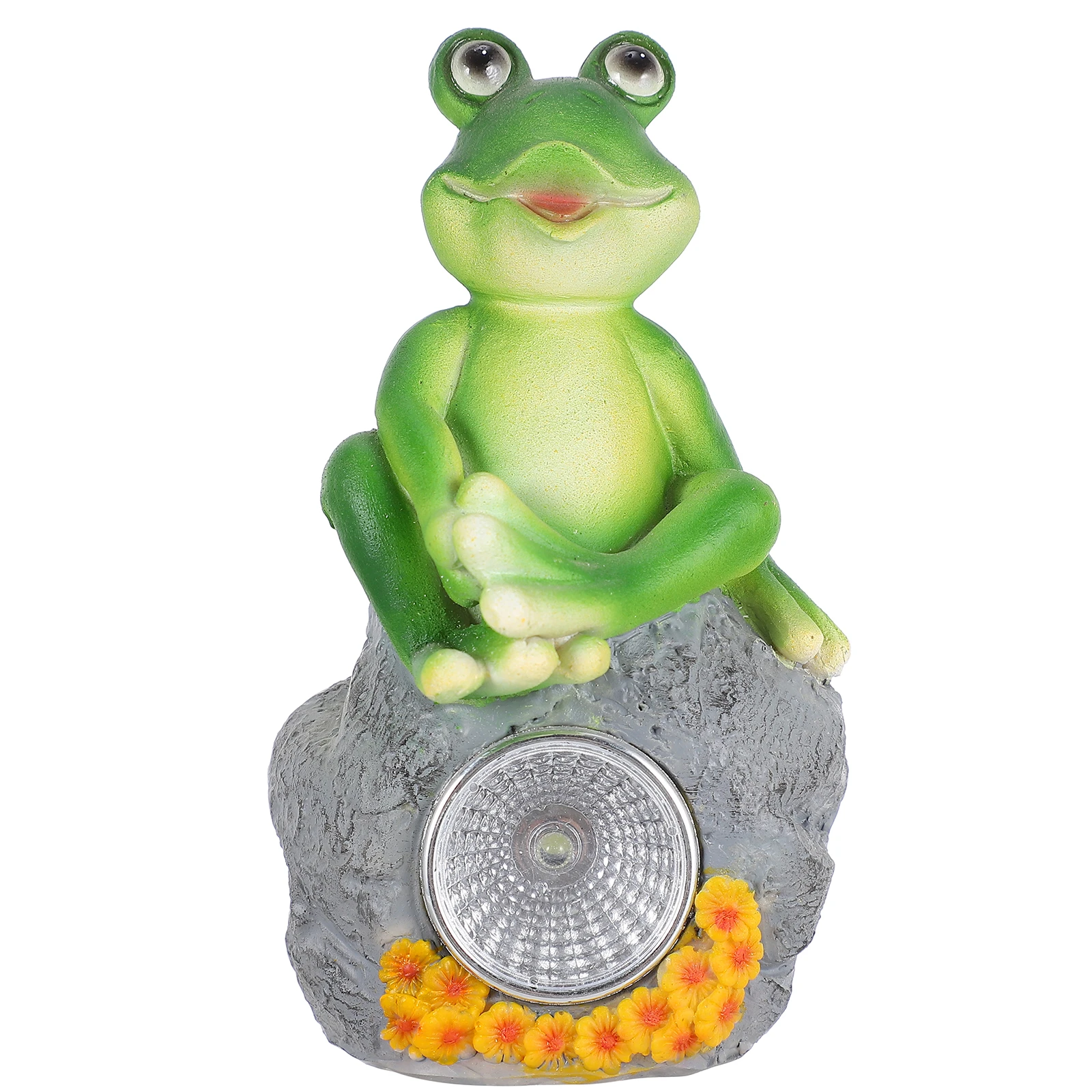 

Solar Frog Night Decoration Outdoor Light Resin Waterproof Garden Lawn Villa Party Frogs Shape Solar Lamp L