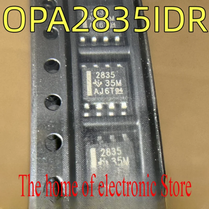 10PCS/LOT OPA2835IDR OPA2835 SOP-8   Ultra Low-Power, Rail-to-Rail Out, Negative Rail In, VFB Op Amp