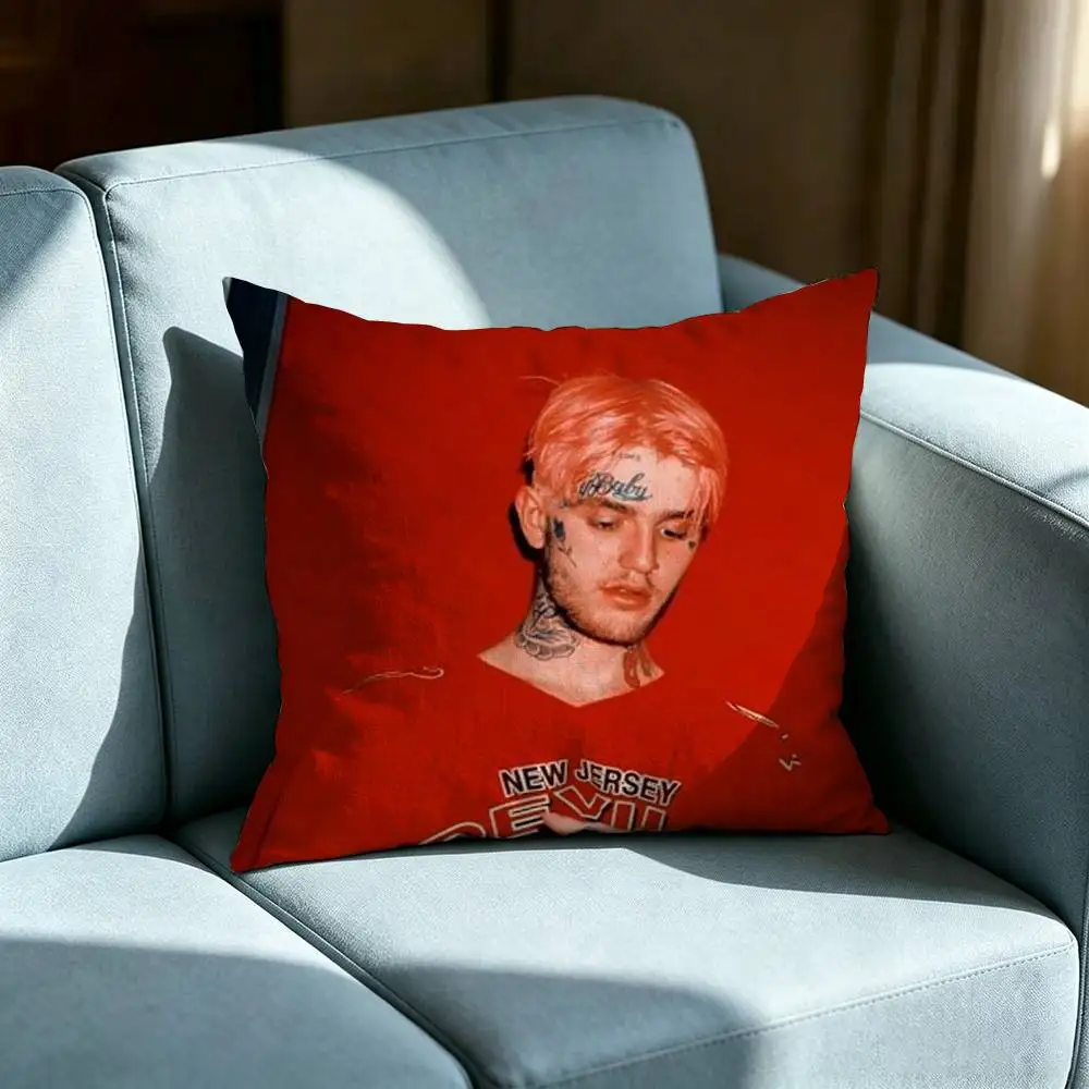 Lil Peep Hellboy Love Rapper Pillow cover Soft Microfiber Pillowcase Home Sofa Decor Surprise Decorative printed.