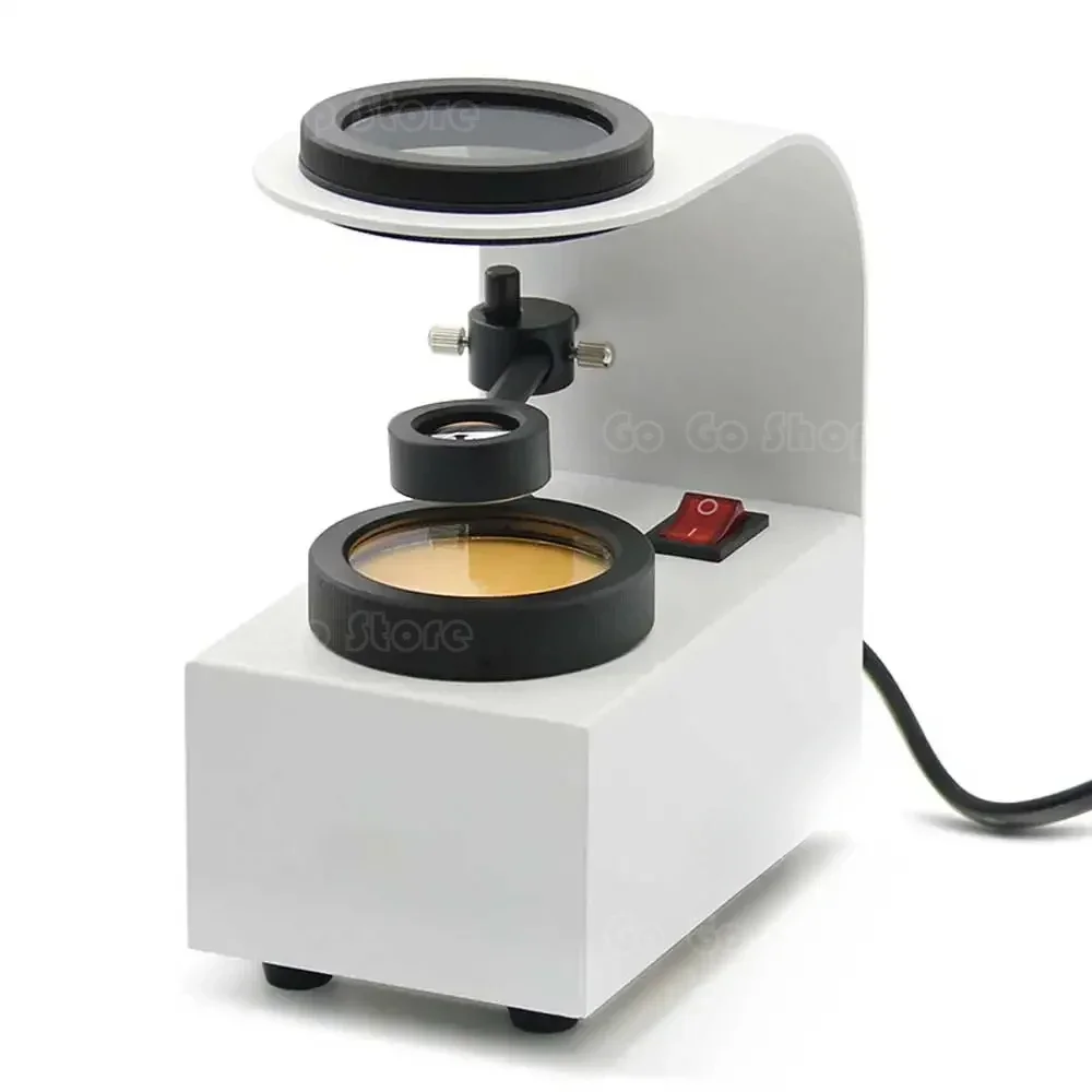 Desktop Polariscope Built-in LED Gemstone Gem Jewel Jewelry Polarizer Tester Tool Magnifiers Gem identification instrument