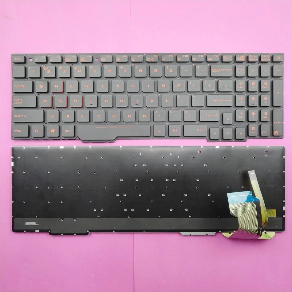 US Backlit Keyboard for Asus GL553 Series GL553V GL553VW ZX553VD ZX53V FX553VD FX53VD FX753VD FZ53V ZX73 US Layout