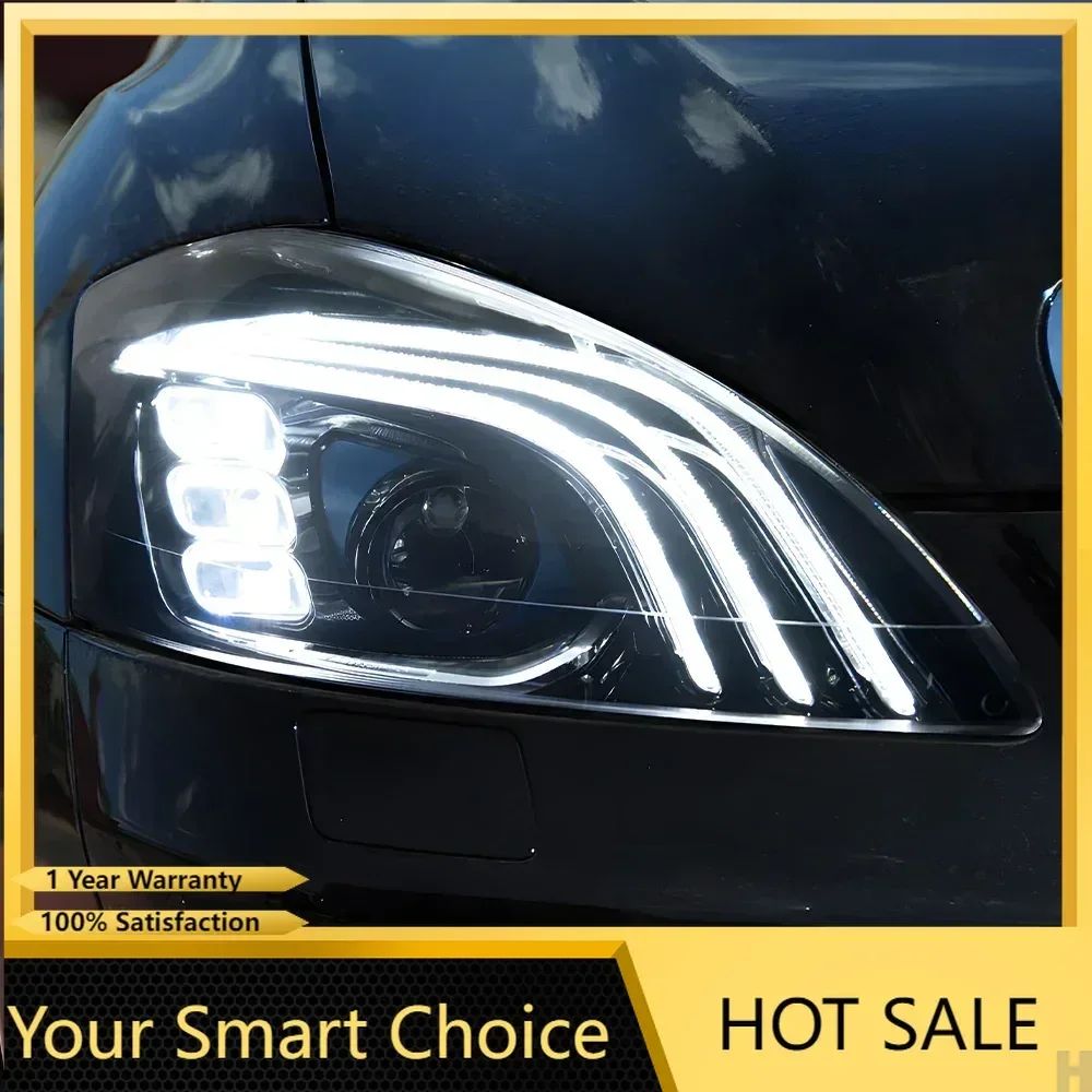 

Modified Auto Headlights For Benz S-Class W221 S250 S280 S30 S320 S350 2006-2013 Car Front Lamps Assembly LED Bifocal Lens