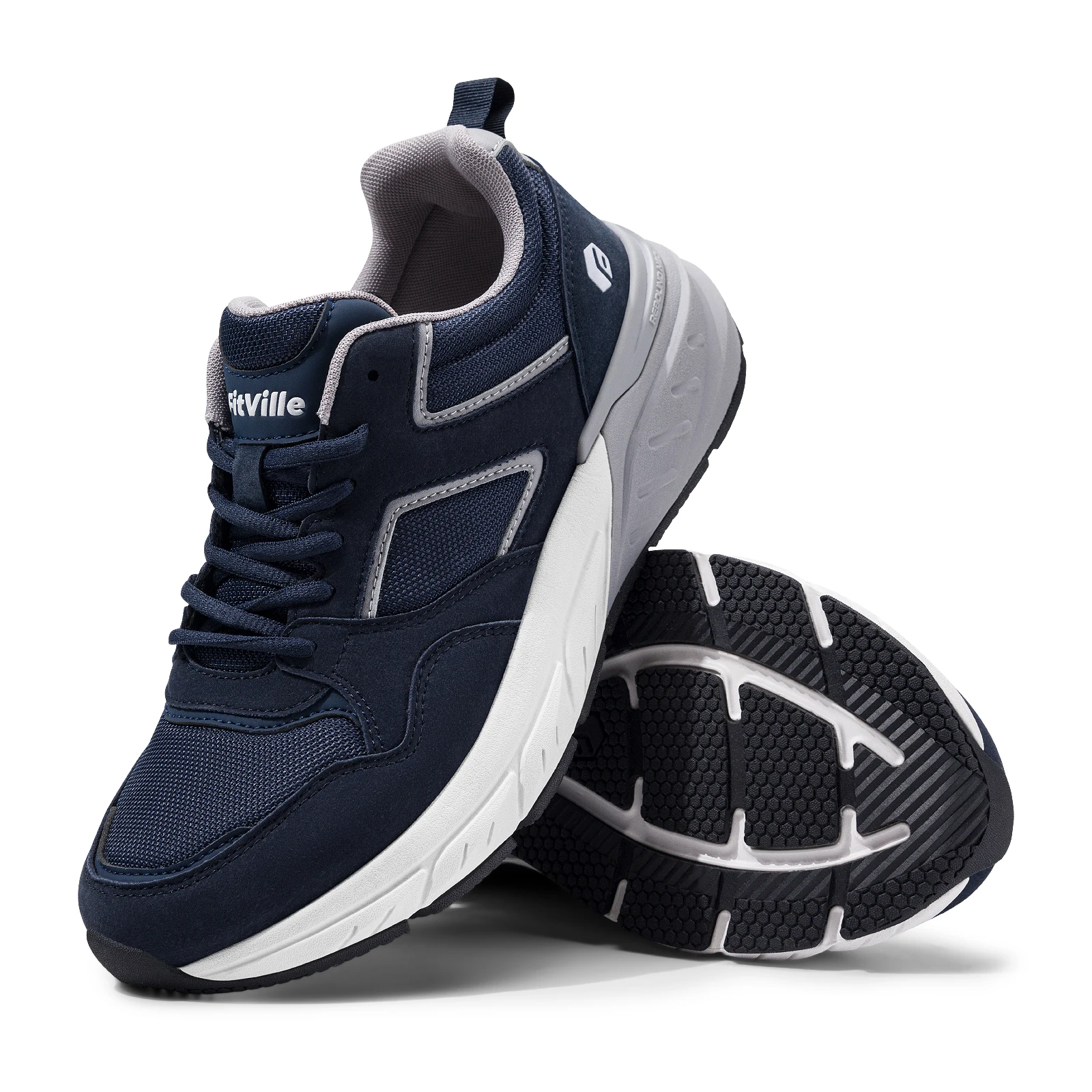 

FitVille Newest Running Shoes for Men 4E Wide Width Sneakers with Arch Support for Flat Feet Heel Pain Relief Plantar Fasciitis