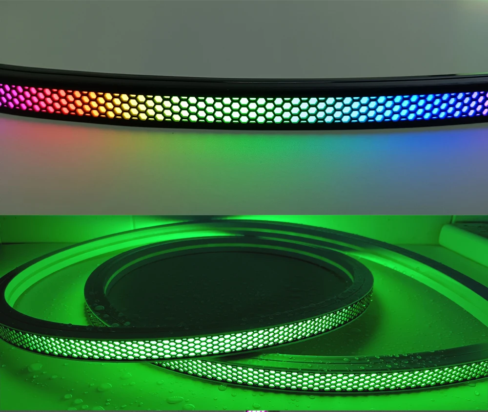 Anti-glare LED Strip Light Diffuser Tube IP67 Waterproof Cover Neon Tube For WS2812B WS2811 5050 RGB 8-12mm LED Strip Light