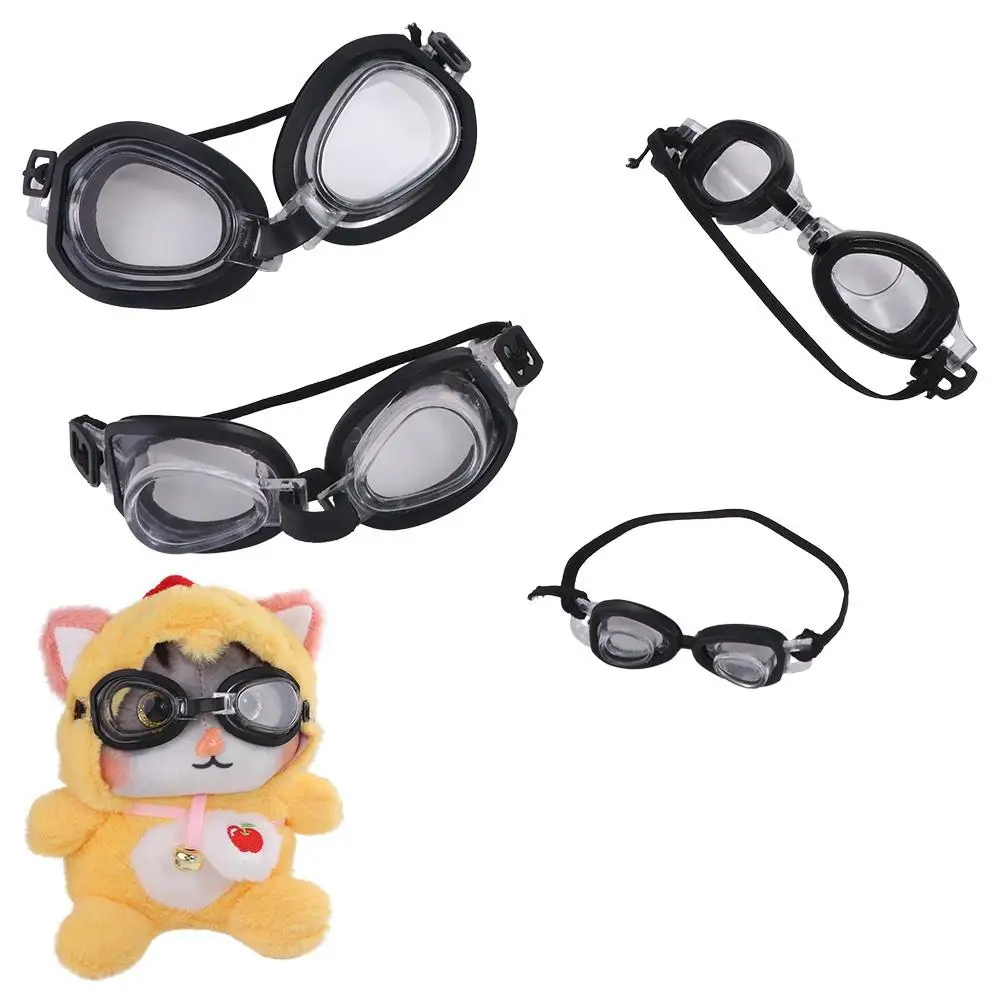 Petites lunettes de course sous-marines, accessoires de maison, mini-indicateur, accessoires de beurre en coton, jouet de maison de jeu, lunettes de natation