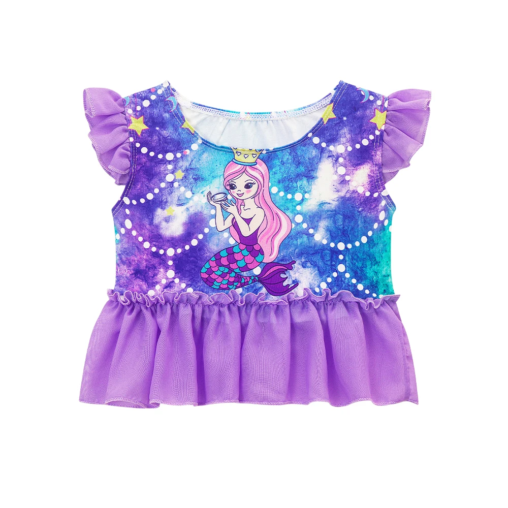 3PCS Meerjungfrau Schwänze Bademode Set für Schwimmen Mädchen Prinzessin Badeanzug Sets Kinder Meerjungfrau Badeanzug Schwimm Kostüm – Detail 19