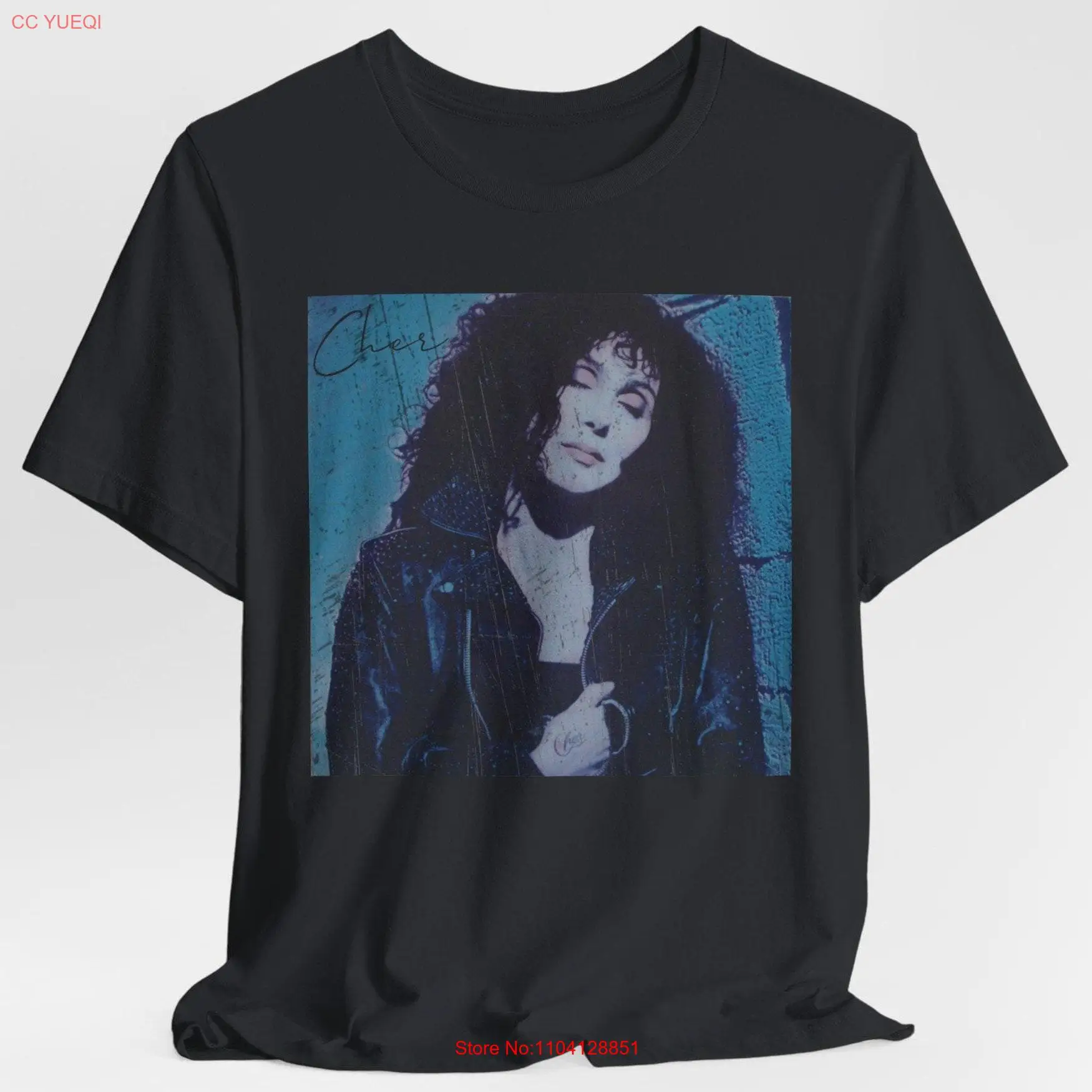 CHER T shirT Band 80s Vintage Aesthetic 87 Distressed long or short sleeves