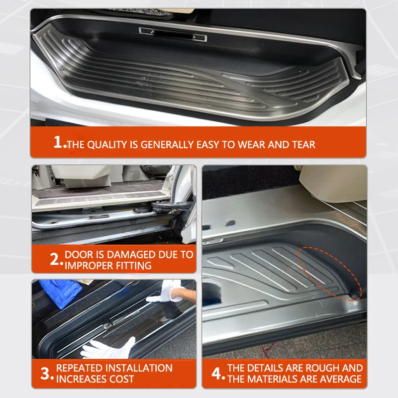 Hot Selling Aluminium Anti Wear Door Sill Plate Vehicle Welcome Pedal Interior Decoration Parts