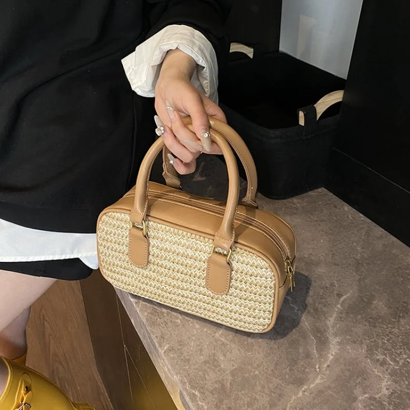 

Роскошная женская повседневная кожаная сумка-тоут, модная пригородная классическая элегантная женская винтажная модная сумка через плечо