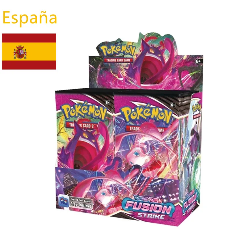 360 Pcs Pokemon Card Spanish SCARLET VIOLET 151 Surging Sparks Evolving Skies Fusion Strike Pokémon Booster Transaction Card