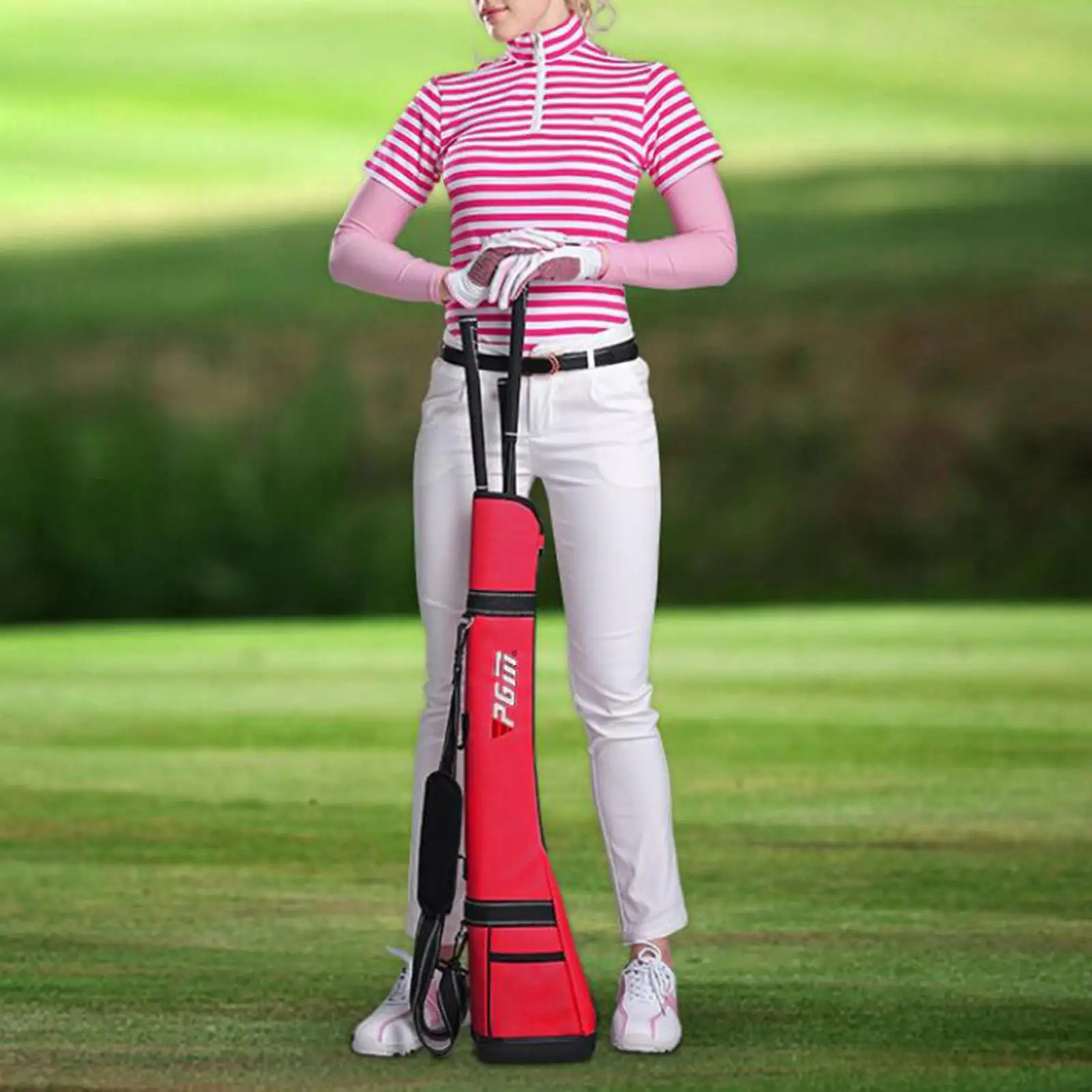 

Lightweight Golf Club Bag Case 4-5 Clubs Carrier Pencil Bag Pocket Luggage