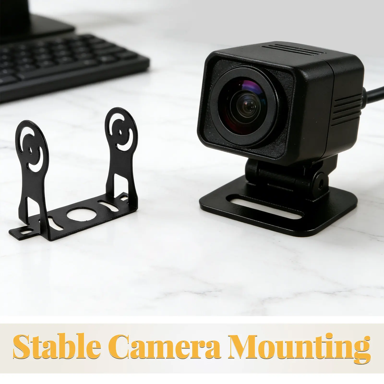 2PCS Car Rear View Camera Bracket Mount Universal Vehicle Reverse Back Up Holder Mount Stand For Reversing Camera Truck Auto