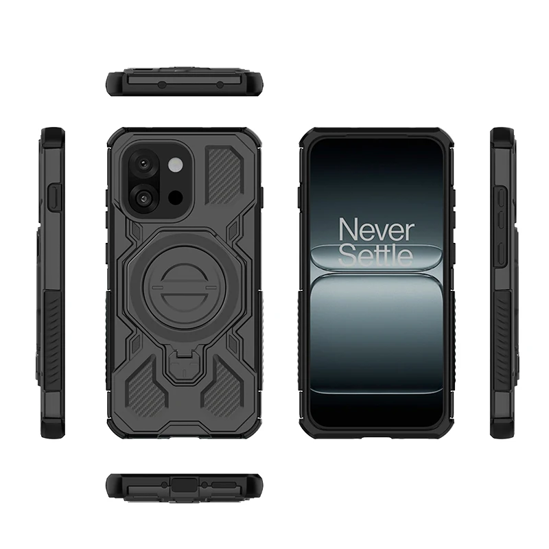 カバー Oneplus 13T ケース Oneplus 13T Capas 耐衝撃バック電話バンパー魅力吸着リングホルダー Fundas Oneplus 13T
