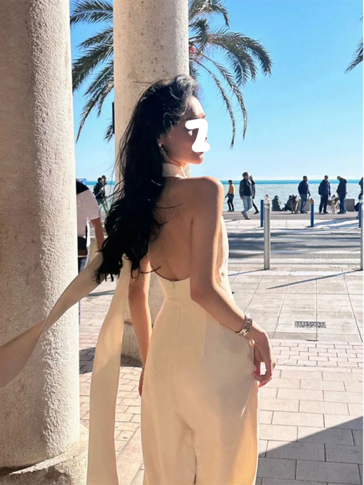 

Gardenia сексуальный цельный женский костюм с высокой талией, повседневные длинные брюки, облегающий сетчатый костюм грушевидной формы, висящий Ne Design