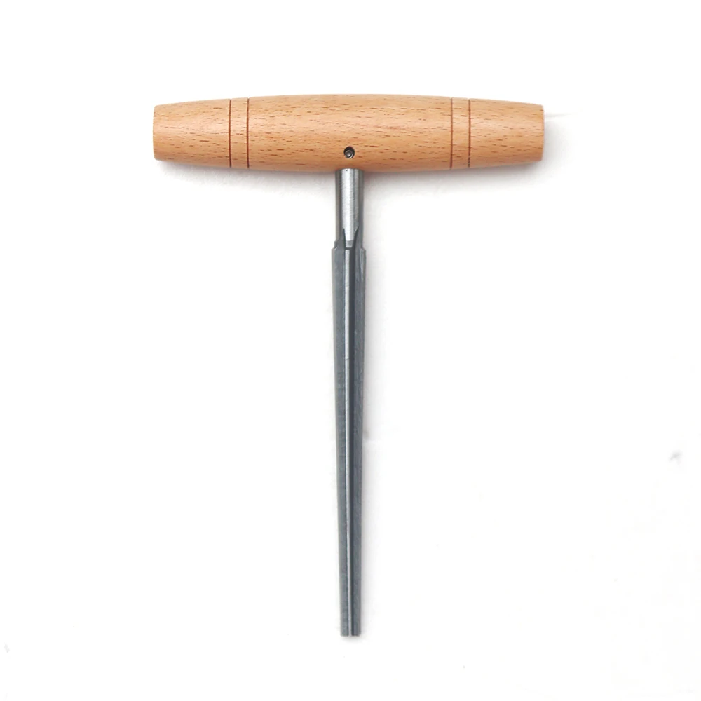 Violine Viola Peg Loch Reibahle für 3/4 4/4 Violine 1:30 Kegel mit Buchenholzgriff Violine Gitarrenbauer Werkzeug