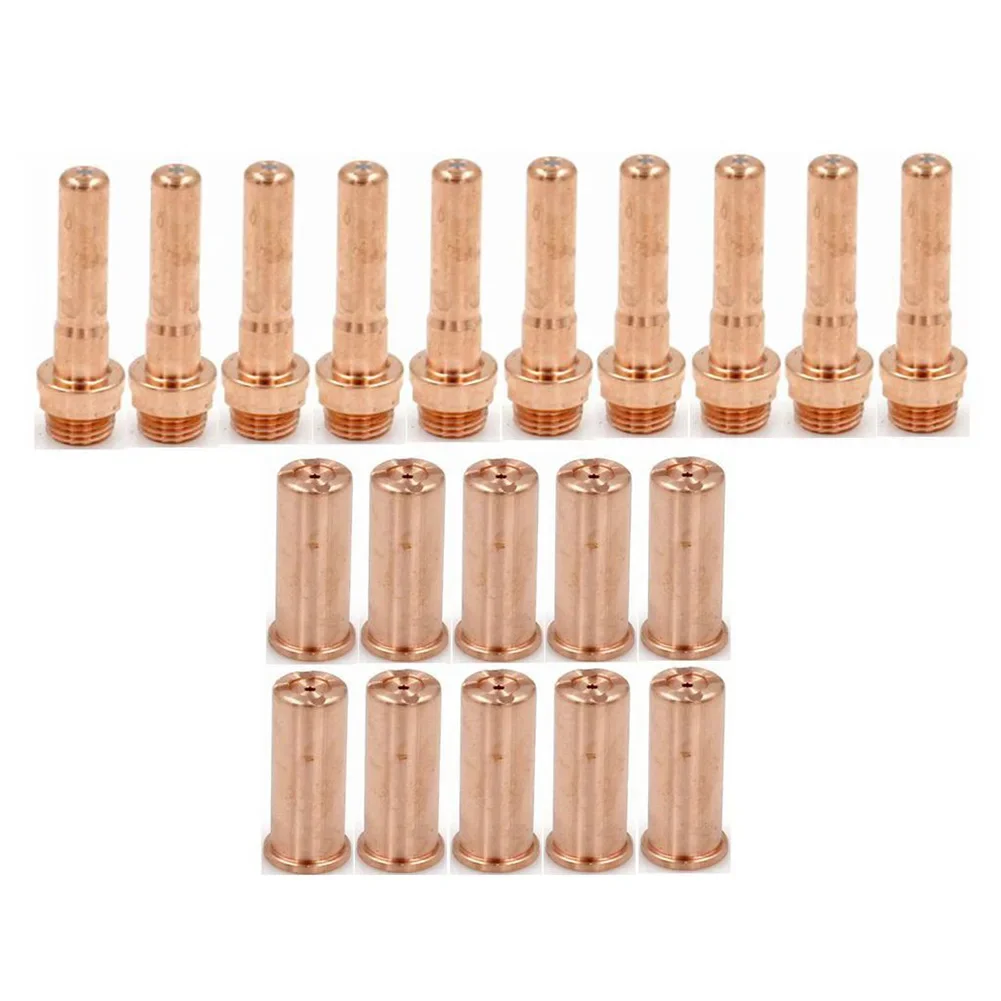 

20pcs 125069 Electrodes 1395 /L 50A~70A Nozzles/tips 1403 1395 /L FOR Cebora CP-70 Plasma Cutting Torch Welding Tool