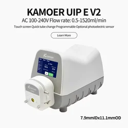 Kamoer 0.5-1500ml/min UIP E High Flow Peristaltic Pump for Lab Food and Beverage Filling for Lab and Filling 7.9mmx11.1mm