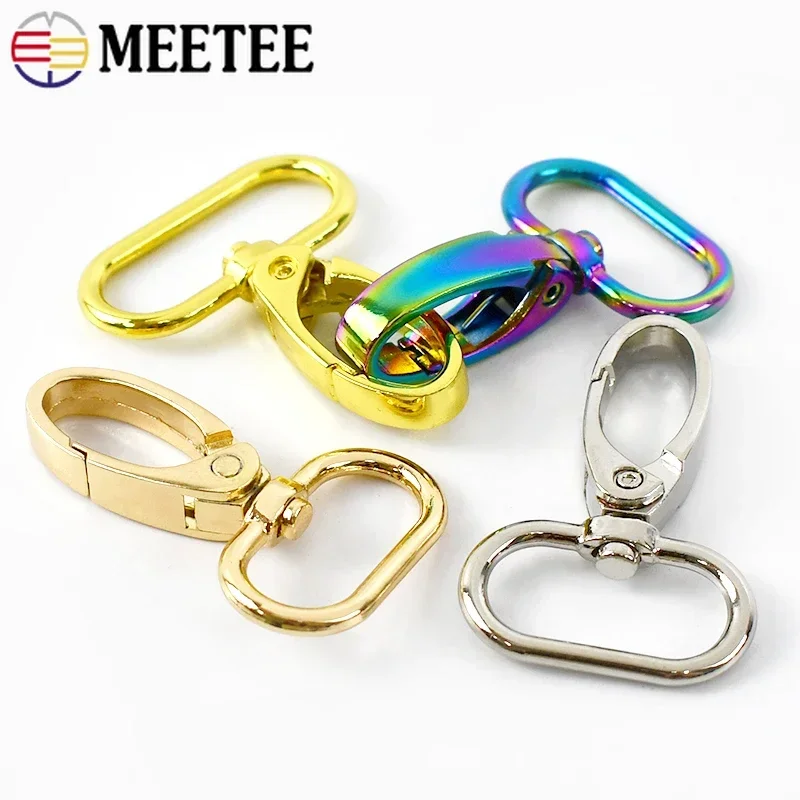 10/50pcs Metal Buckle for Bag Strap Swivel Lobster Clasp Backpack Webbing Trigger Clip Snap Hooks Handbag Hanger DIY Accessories