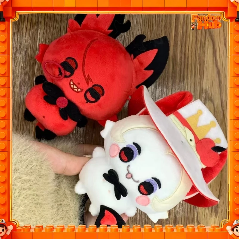 

2026 Hazbin Hotel Lucifer 10cm Cotton Doll Cute Q Version Nunu Body Plush Toy Pendant Toy Fans Gift