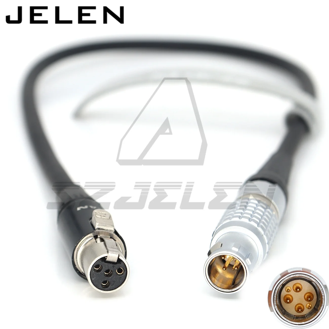 DJI Ronin 2 power 14.8V 6pin to TA4F 4pin female for TVLOGIC 058 Monitor power cable