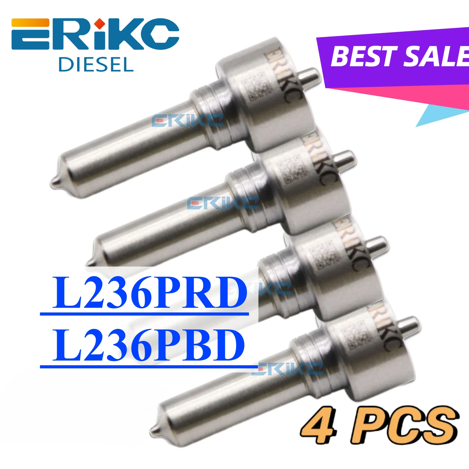 

4PCS Nozzle Injector L236PRD Diesel Injector Nozzle L236PBD Fuel Sprayer for Delphi Mercedes E200 C200 EJBR04201D A6460700987