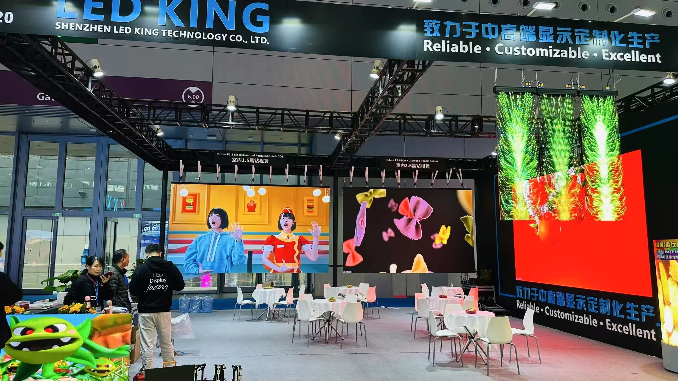 Customizable China High Performance P1.538 Small Pixel Pitch Indoor Full Color LED Display Screen Panel Indoor Led Wall