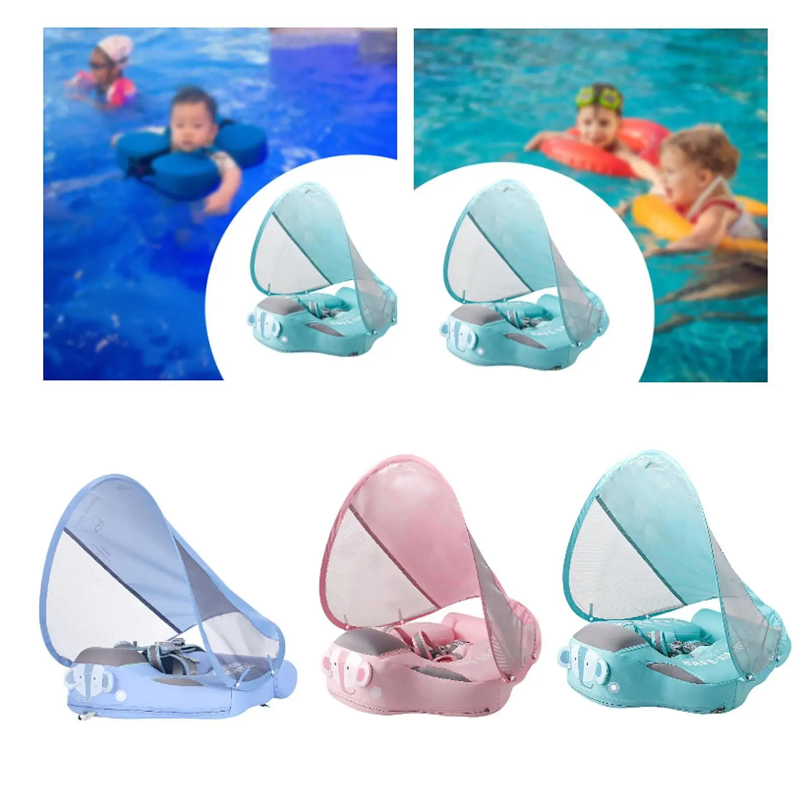 Baby Swim Float Non Inflatable Kids Swimming Ring Infant Pool Float