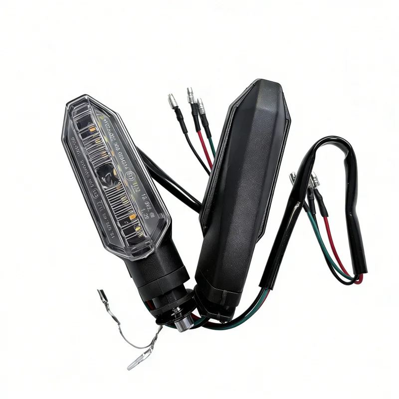 

Motorcycle LED Turn Signal Light 12V Dual Color DRL Amber Flowing Water Turn Signal Lamp For Honda CRF250L ADV150 CBR650F NC750X