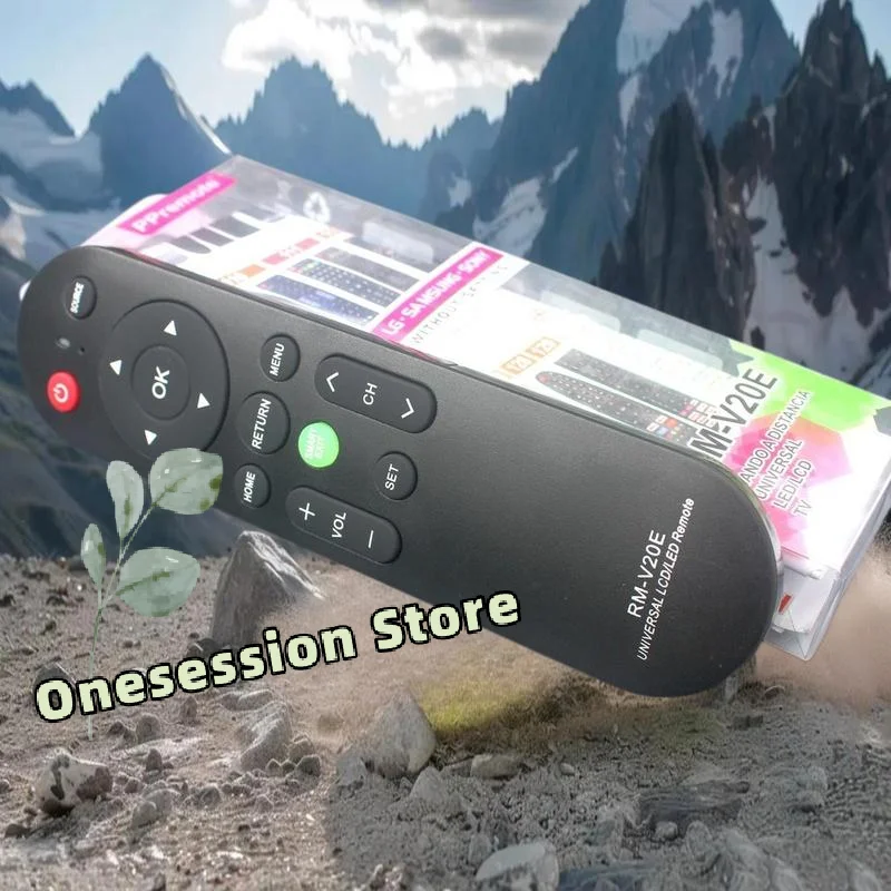 Mando a distancia universal para TV RM-V20E: compatible con televisores inteligentes Hisense, TCL, Sharp, Vizio LED/LCD, fácil configuración, mando a distancia universal