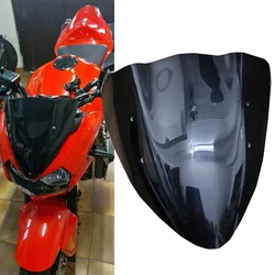 For Kawasaki Z 750 2004 2005 2006 Z750 Windscreen Windshield Wind Deflectors Screen Double Bubble Motorcycle Accessories Black