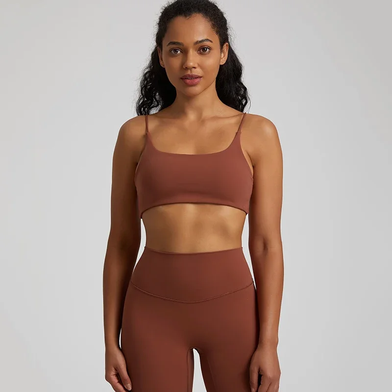 Mini Sportbeha Sexy Criss Cross Back Low-Impact Yoga Ondergoed Hardlopen Fitness Gym Bralette Met Verwijderbare Vulling